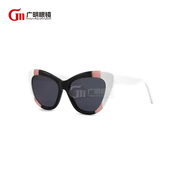 What Colors and Finishes Are Available for Black Cat Eye Aviator Sunglasses?